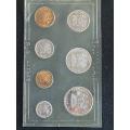 1988 South Africa Uncirculated Coin Set with Nickel R1.