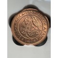 1959 SA Union 1/4 Penny. SANGS graded MS62