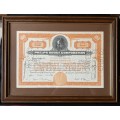 USA, New York. `Phelps Dodge Corporation` Share Certificate Number 233060, 100 shares. 23/02/1951