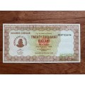 Zimbabwe $20,000 Bearer Cheque - Issued 2003 - Governor Dr G. Gono. Note in excellent condition