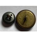 WW1 / WW2 South African Army General Service Africa Tunic Button - Big 26mm and Small 16mm