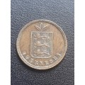 1864 Guernsey 4 Doubles Coin