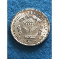 1964 South Africa 5 cent. UNC - Uncirculated.10 available. Silver content 0.500