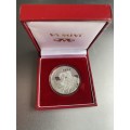 Silver R1 coin Red Box with Capsule (coin only for display)