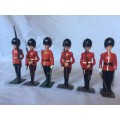 The Sovereign`s Standard with Trumpeter and Escort vintage lead soldiers