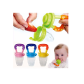 Silicon 90ml Baby Squeeze Bottle and Silicon Fruit Feeder Pacifier Set of 2: Green