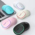 iMICE w-618 1600DPI Rechargeable 2.4Ghz Bluetooth Dual Wireless Mouse