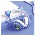 Bluetooth V5.0 RGB LED Cat Ear Headphone