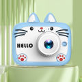 Cat Ear Kids Image And Video Camera with Lanyard,5 Built In Games