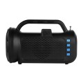Solar Powered Bluetooth Speaker With Flashlight And Phone Holder