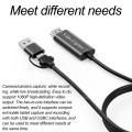 USB + Type C to HDMI Video Capture 2M