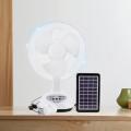 Oroku Power OP-051 Rechargeable Oscillating 2 Speed Solar Powered Fan with USB Port 12`
