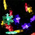 Snow Flake Fairy String Light With Tail Plug Extension RGB 5M