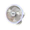 USB Rechargeable Table Clip Fan With 2400mah Battery