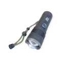 Zoomable Rechargeable Aluminium Alloy White Flashlight