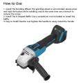 Cordless Angle Grinder with 2 x 25V 15000mah Battery