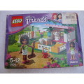 Lego Friends 3938 Andrea and the bunny hutch.  Complete, second-hand.