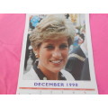 Diana Princess of Wales 1961-1997.    1998 Calendar