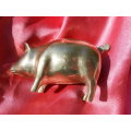 Brass pig.  85mm long.