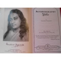 `Autobiography of a Yogi`  Paramahansa Yogananda.  Hard cover.