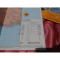 4 off AA Travel Maps.  Pta/Jhb to Kimberbly/Bloem.  E. Cape,  Durban to E.L./P.E.