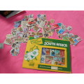 South African stamps.  200 stamps.