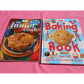 `The Baking Book`  Hard cover and ` The Junior Cook`  Soft cover.
