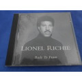CD   Lionel Richie.  Back to Front.