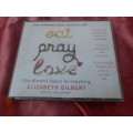 CD Eat Pray Love.  Audio Book.