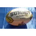 Rugby ball.  Summit Evolution. 320mm long.  Needs to be pumped.