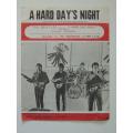 A Hard Day`s Night` - The Beatles - 1964 - Vintage Sheet Music - by John Lennon and Paul McCartney