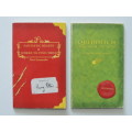 Harry Potter Schoolbooks: Quidditch Through the Ages & Fantastic Beasts &Where to Find Them Set of 2