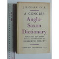 A Concise Anglo-Saxon Dictionary - 4th Edition 1975 - SCARCE