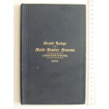 Grand Lodge Of Mark Master Masons - Constitutions & Regulations - Charles Fitzgerald Matier 1895