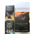 The Saga Seven Suns 4Vol:Hidden Empire,Forest Of Stars,Horizon Storms,Scattered Suns -Kevin Anderson
