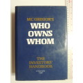 McGregors Who Owns Whom - 9th Edition 1989 -  Robin McGregor