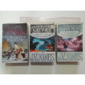 The Sword Of Shadows Trilogy, Cavern Of Black Ice, Fortress Of Grey Ice, Sword From Red...- JV Jones