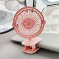 Mini Rechargeable Clip Fan