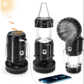 30W Solar Powered  Camping Light with Fan