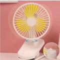 Clip On Rechargeable Moveable  Head Portable Fan