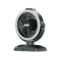 Oscillating Rechargeable Table  Fan with LED Light + USB to  Charge your Phone. 6000mah  Battery