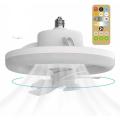 360° Rotating LED Ceiling Fan  With Remote Control E27 Base  30W
