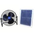 Aerbes 12` 15W Solar Powered  Fan 12W 9V Solar Panel with  Bracket to Mount on Wall