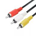 3RCA Male to 3 RCA Male Composite  Audio Video AV Cable Plug 3X RCA 10M