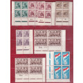 RSA 1961 14 February, Full set definitive issue similar to previous designs, CV 700.00 view scans