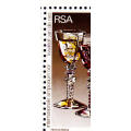 RSA 1977, 14 Feb. Intl Wine Symposium, corner block + missing `die`, MH. CV R 250.00 view scans