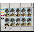 CISKEI 1983, 2 Feb. Flora - Trees, set full sheets, MNH, CV R 100.00, view scans