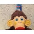 Vintage Rubber Faced  Monkey