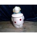 Vintage latge ceramic clown  Cookie Jar