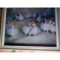 Vintage 1950's Ballet serenade print by Carlotta Edwards - Glass framed